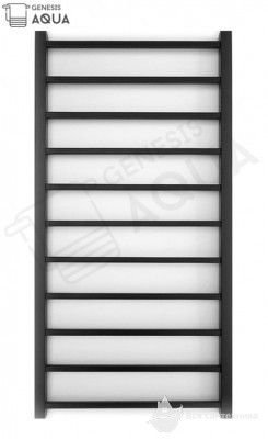 12.Flat GENESIS AQUA 120х53 см, нержавеющая сталь, G 1/2