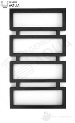 1.Quattro GENESIS AQUA 100х53 см, нержавеющая сталь, G 1/2