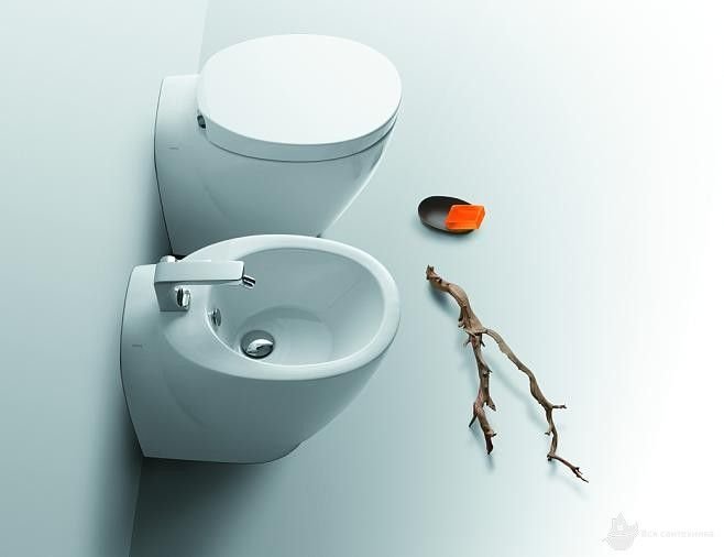 BO18 Bohemien Унитаз подвесной 36*54 см + крепление скрытого монтажа F 85 + крышка плавного опускания BO 002