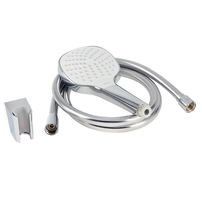 Душевий набір ручний душ + шланг Hansgrohe Croma Select E 110 Vario Porter Set 1.60 м, білий-хром (26413400)