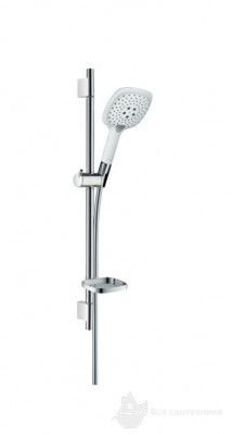 27856400 Raindance Select E Душевой набор, ручной душ 150 мм - 3 режима, штанга 0,65 м, хром - белый
