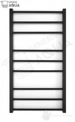 2.Tristar square GENESIS AQUA 120х53 см, нержавеющая сталь, G 1/2