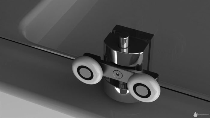 30461-01-01N Душевая кабина квадратная 80х80 см, стекло прозрачное, профиль хром + отдельно поддон 4C88400-03