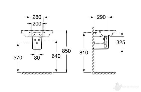 337991000 Debba Полупьедестал 200*290*325 мм