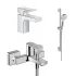 Набір змішувачів Hansgrohe Vernis Shape 3в1, Хром (71560000+71450000+26533400)