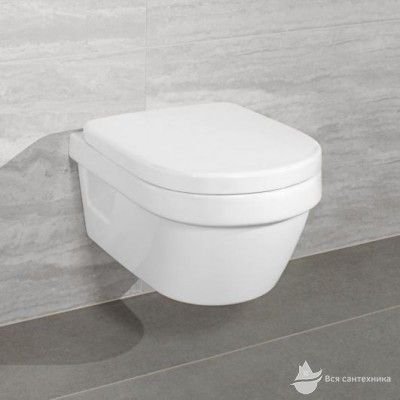 4687HRR1 VILLEROY&BOCH Architectura Унитаз подвесной + сиденье, 35х48 см