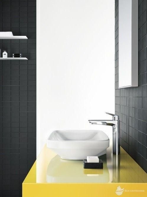 Logis 71090000 Смеситель для умывальника, хром, высота до излива 195 мм, с донным клапаном