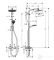 Hansgrohe 27269000 Crometta S Душевая система со смесителем, верхний душ 240 мм - 1 режим + ручной душ 100 мм