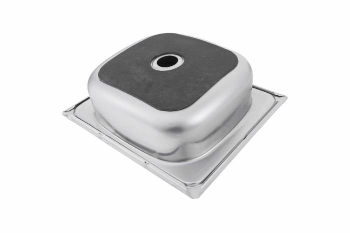 Кухонная врезная мойка из нержавеющей стали РLATINUM Сатин 4050 (0,5/160 мм)