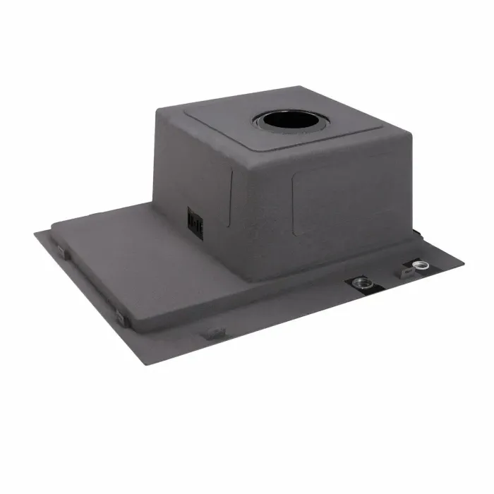 Кухонна мийка PLATINUM HANDMADE PVD 58х48х22 см R, 3,0/1,5 мм, корзина та дозатор в комплекті, Чорна (000032278)