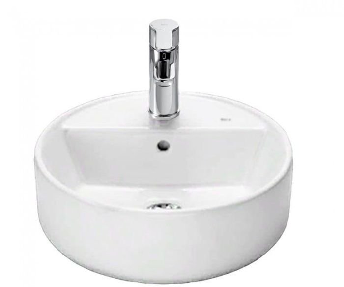 Умывальник на столешницу с полочкой Roca Alter 40 см, Белый (A3270MK000)