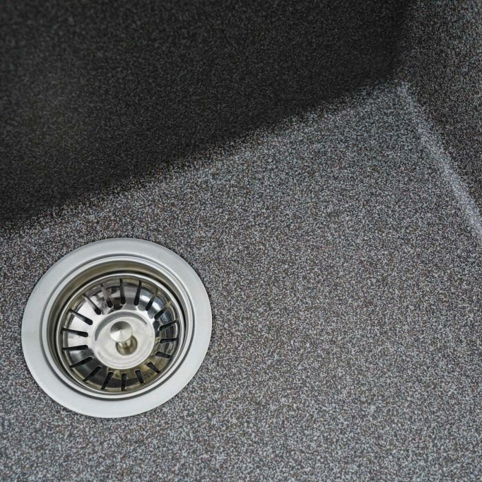 Гранітна мийка для кухні Platinum 5444 OASIS матова Мікс