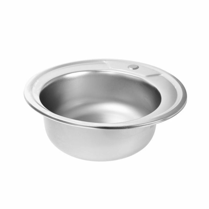 Кухонная мойка Рlatinum 450 из нержавеющей стали D=45 см, 0,6 мм, Круглая, Сатин (SP000019723)