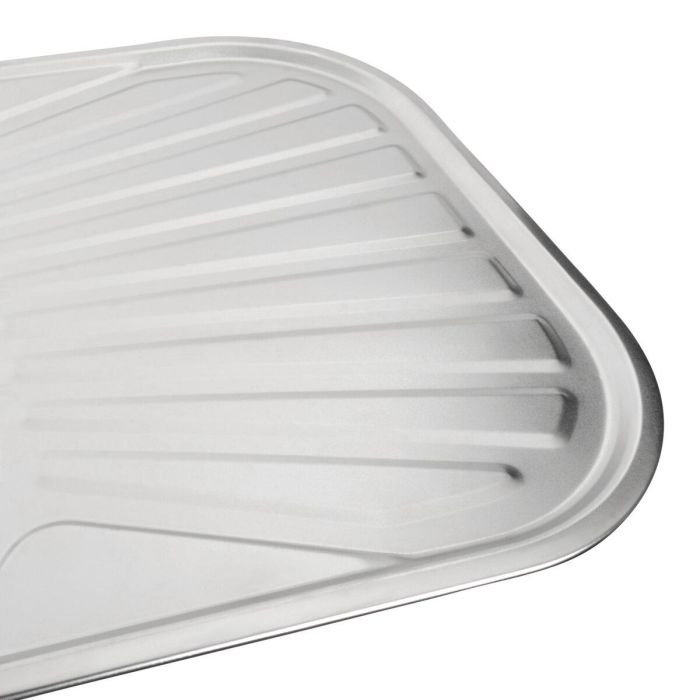 Кухонная мойка Platinum 7848 из нержавеющей стали 0,8 мм, 78x48 см, Овальная, Сатин (SP000000518)