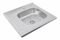 Кухонная мойка Рlatinum 6060 R из нержавеющей стали 0,7 мм, 60x60 см, Квадратная, Сатин (SP000000406)