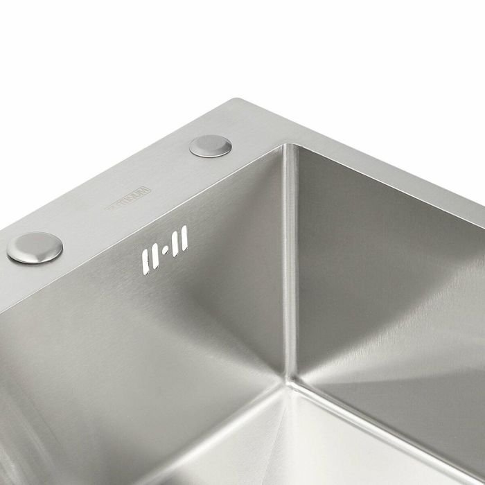 Кухонная мойка Platinum Handmade из нержавеющей стали 3 мм, 60х45х22 см, Прямоугольная (SP000032266)