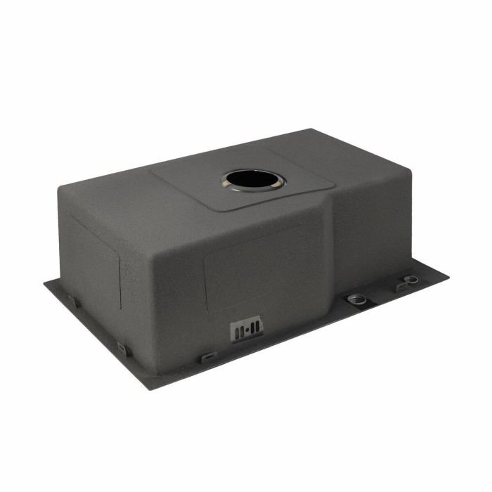 Кухонная мойка Platinum Handmade PVD из нержавеющей стали 3 мм, 65x43x22 см, Прямоугольная, Черная (000033648)