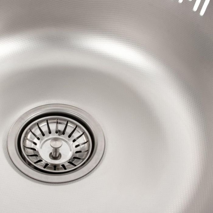 Кухонная мойка из нержавеющей стали Platinum декор 450 (0,6/170 мм)