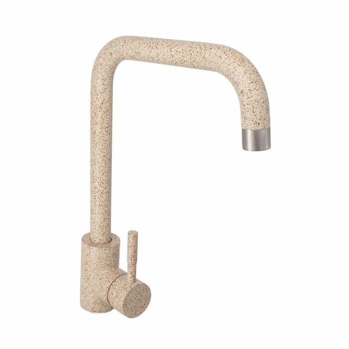 Смеситель кухонный Platinum NА3008B поворотный, однорычажный из нержавеющей стали, Карамель (SP000032292)