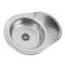 Кухонная мойка Platinum ДЕКОР 7750 из нержавеющей стали 0,6 мм, 77x50 см, Овальная (000009229)