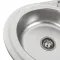Кухонная мойка Platinum ДЕКОР 7750 из нержавеющей стали 0,6 мм, 77x50 см, Овальная (000009229)