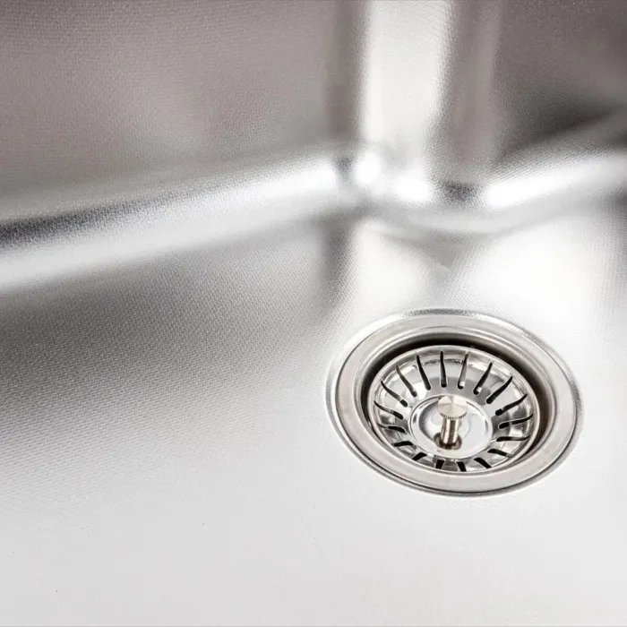 Кухонная мойка Рlatinum ДЕКОР 5845 из нержавеющей стали 0,8 мм, 58x45 см, Прямоугольная (000019721)