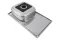 Кухонная мойка Platinum 7848 с крылом 0,8 мм прямоугольная, 78x48 см, Сатин (000019706)