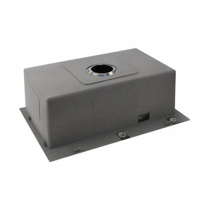 Кухонная мойка Platinum Handmade PVD из нержавеющей стали 3 мм, 65x45x23 см, Прямоугольная, Черная (000032270)