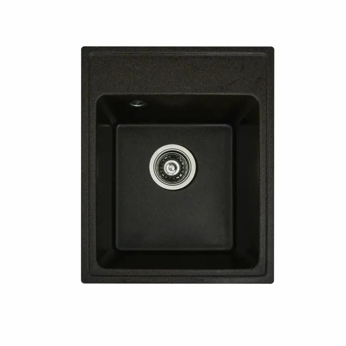 Кухонная мойка Platinum 4050 RUBY гранитная глянцевая с креплением, 40x50 см, Шоколад (000024954)