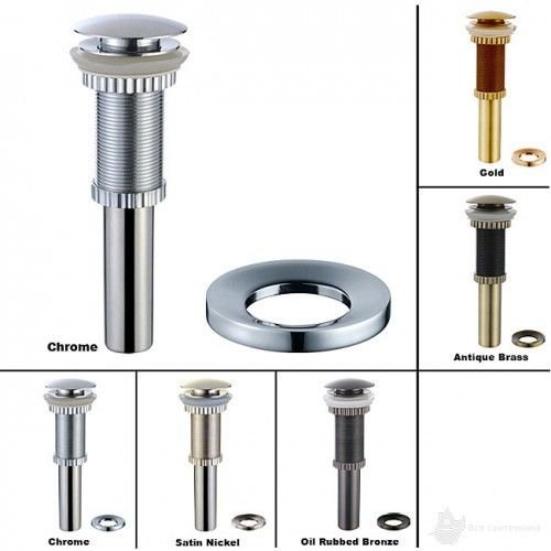 Стеклянная чаша, 457*457 мм, Высота 152 мм, Толщина стекла - 19 мм + Сливной клапан, цвет на выбор, GVS-930FR-19mm