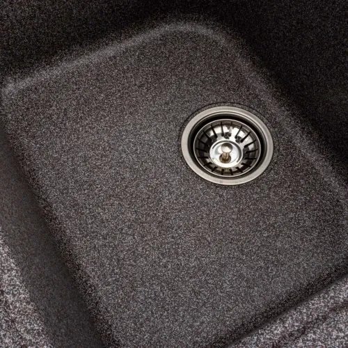 Кухонная мойка Platinum 7950 Equatoria гранитная глянцевая с креплением, 79x50 см, Микс (000035792)