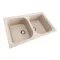 Кухонная мойка Platinum 7950 Equatoria гранитная глянцевая с креплением, 79x50 см, Сафари (000035794)