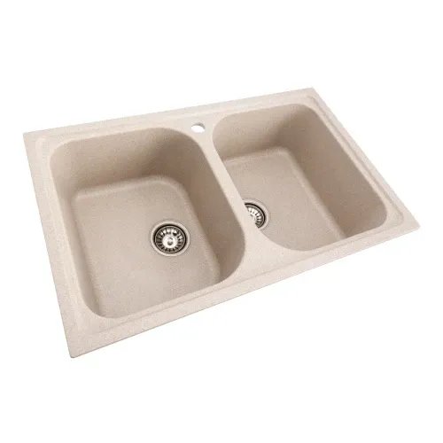 Кухонная мойка Platinum 7950 Equatoria гранитная глянцевая с креплением, 79x50 см, Сафари (000035794)