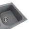 Кухонная мойка Platinum 7950 Equatoria гранитная глянцевая с креплением, 79x50 см, Серый металлик (000035796)