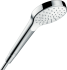 Ручной душ Hansgrohe Croma Select S 1jet из пластика, Хром/Белый (26804400)