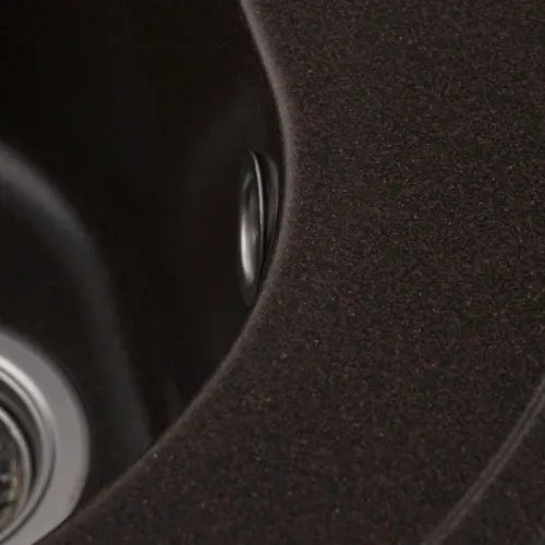 Кухонная мойка Рlatinum Luna 510, D=51 см гранитная матовая с креплением, Шоколад (000025067)