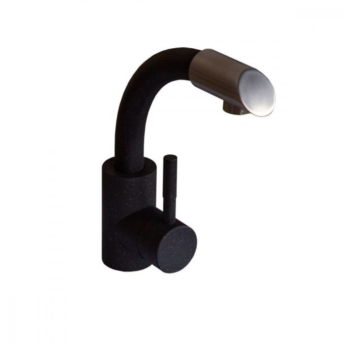 Смеситель кухонный Germece 8303 SK поворотный, однорычажный из нержавеющей стали, Сафари (000023978)