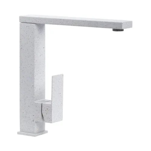 Смеситель кухонный Platinum 30 FHP (8569S) поворотный, однорычажный из нержавеющей стали, Топаз (000033362)