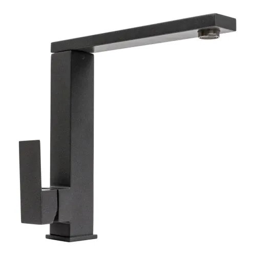 Смеситель кухонный Platinum 30 FHP (8569S) поворотный, однорычажный из нержавеющей стали, Морион (SP000041071)