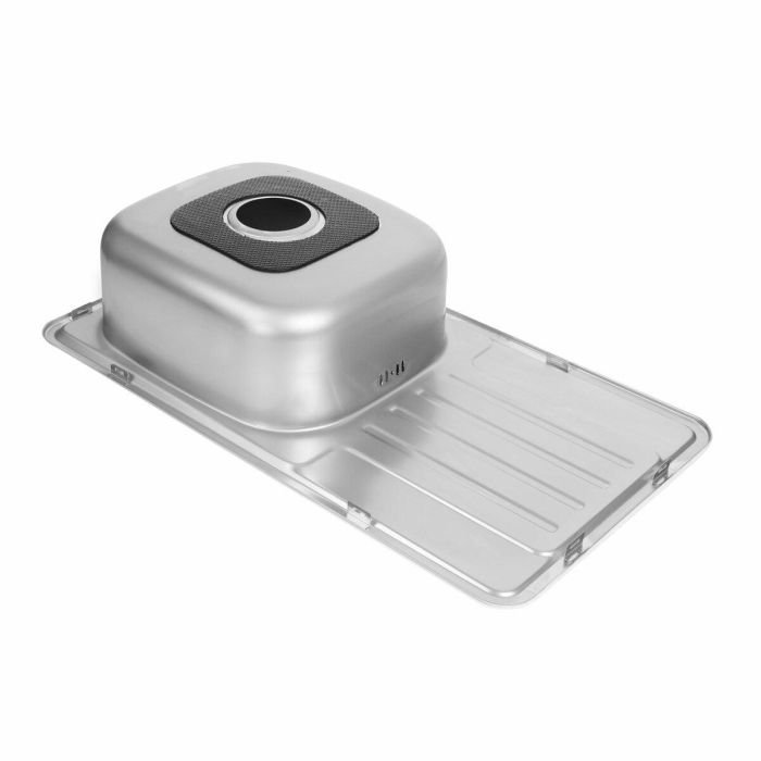 Кухонная мойка Рlatinum 7642 ДЕКОР из нержавеющей стали 0,8 мм, 76x42 см, Прямоугольная (SP000000473)