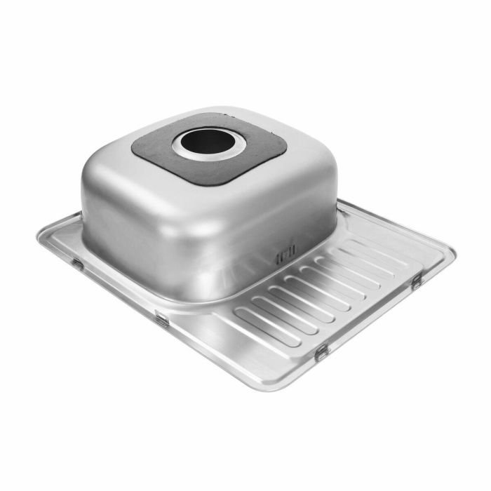 Кухонная мойка Platinum 5848 из нержавеющей стали 0,6 мм, 58x48 см, Прямоугольная, Сатин (SP000000360)