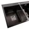Кухонная мойка Platinum Handmade PVD HDB из нержавеющей стали 3.0 мм, 78x48x23 см, Квадратный сифон, Черный