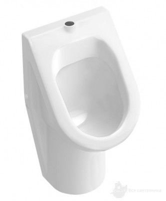 55730001 Omnia Architectura Писсуар 355*620*385 мм, подача воды сверху, с защитой от брызг