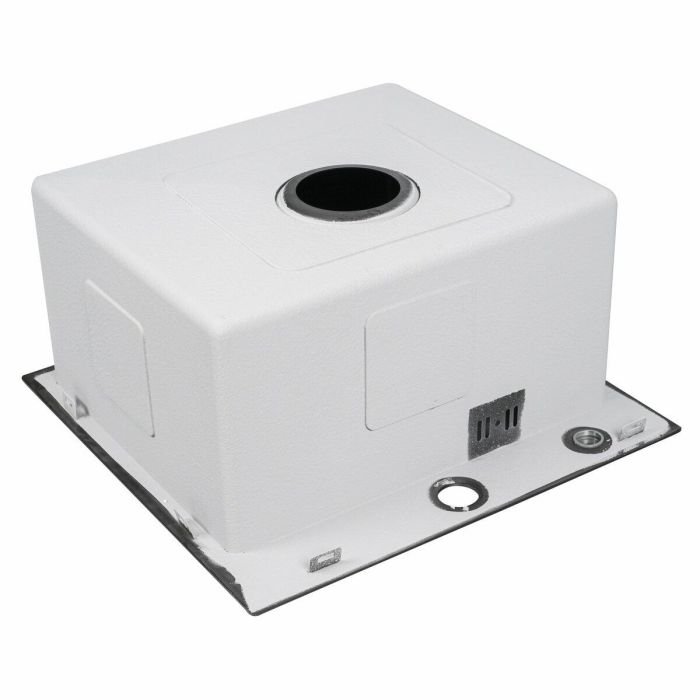 Кухонна мийка 45*45 Platinum Handmade PVD чорна (сифон крулий 3,0/0,8)