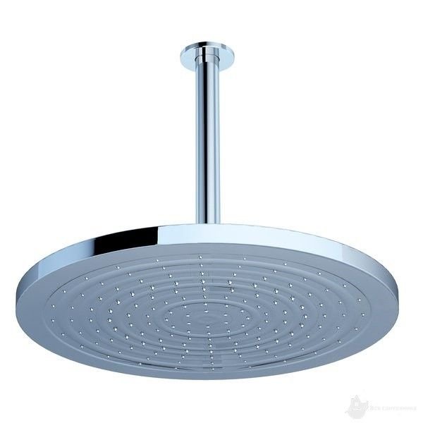 X07P111 Верхний душ латунный 30 см, кронштейн X07P112 или X07P17 отдельно, хром