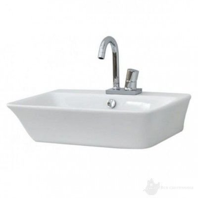 CWL002 01;00 Раковина подвесная/накладная 60х45 см, цвет белый