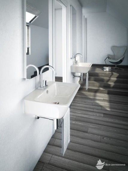 CWL002 01;00 Раковина подвесная/накладная 60х45 см, цвет белый