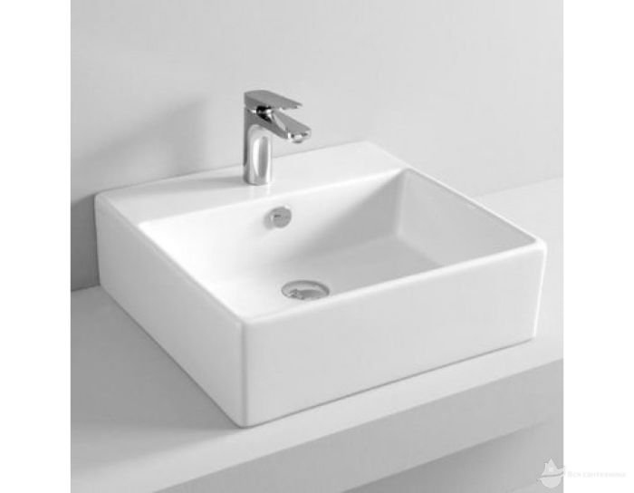 QUL002 Раковина подвесная 50х480 см, цвет белый