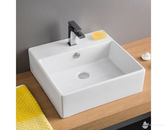 QUL002 Раковина подвесная 50х480 см, цвет белый