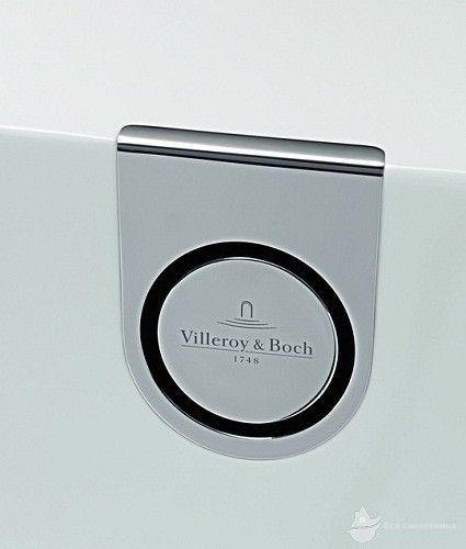 UBQ170OBR2DV-01 VILLEROY&BOCH Ванна квариловая 170х75 прямоугольная, с ножками и сливом- переливом, белая